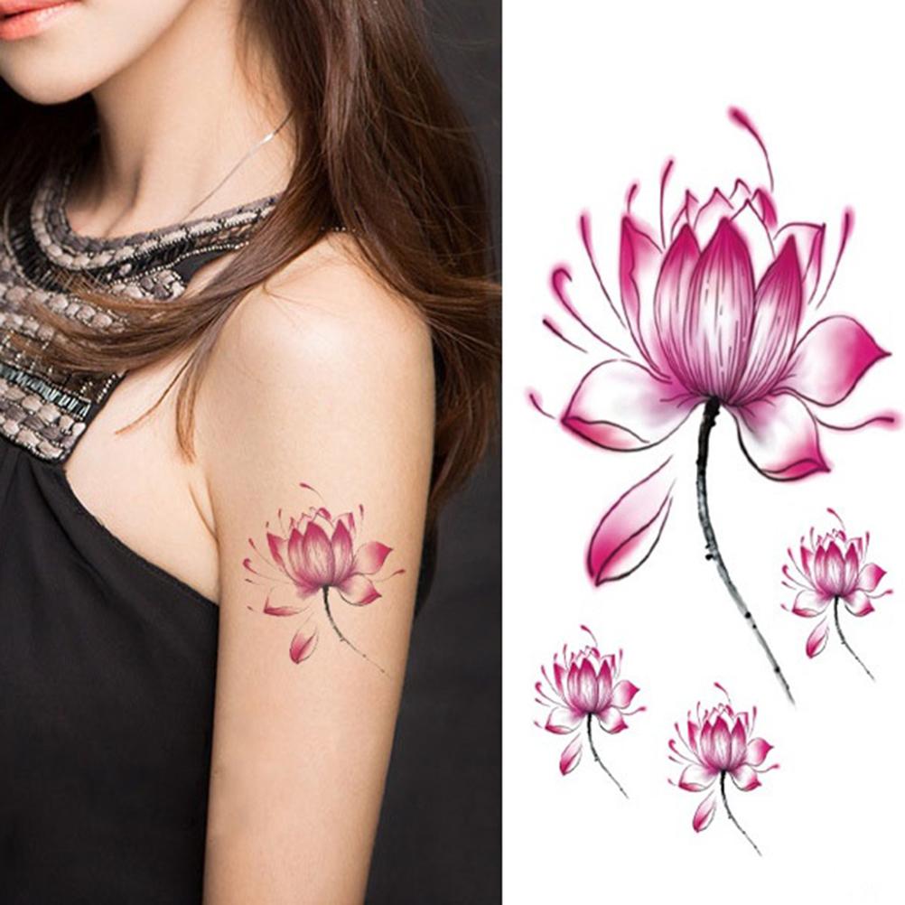 temporary-body-art-lotus-flower-tattoo-wh-0032