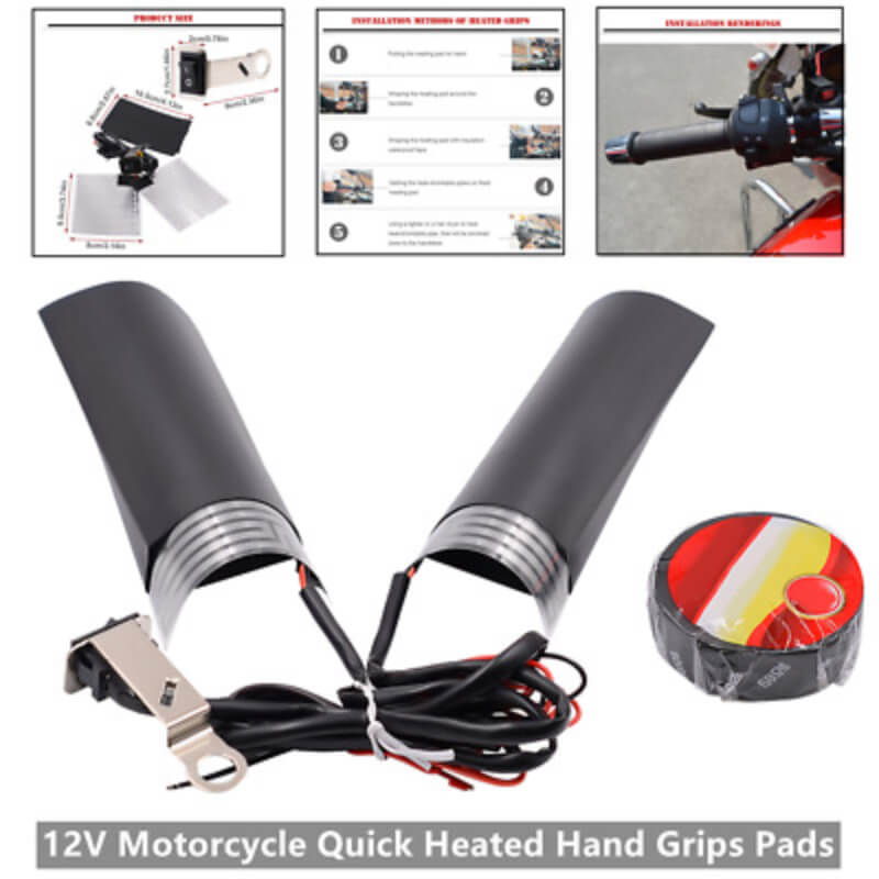 heated-handlebar-grips-wrap-universal-motorcycle-grip-kit-pads-f