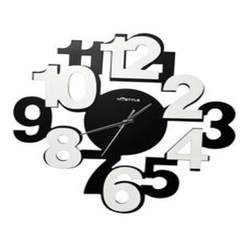 modern-funky-black-white-wall-clock
