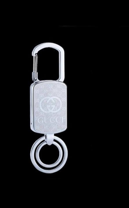 gucci-key-chain-lighter-silver