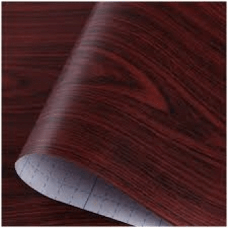 self-adhesive-furniture-sticker-maroon-wood
