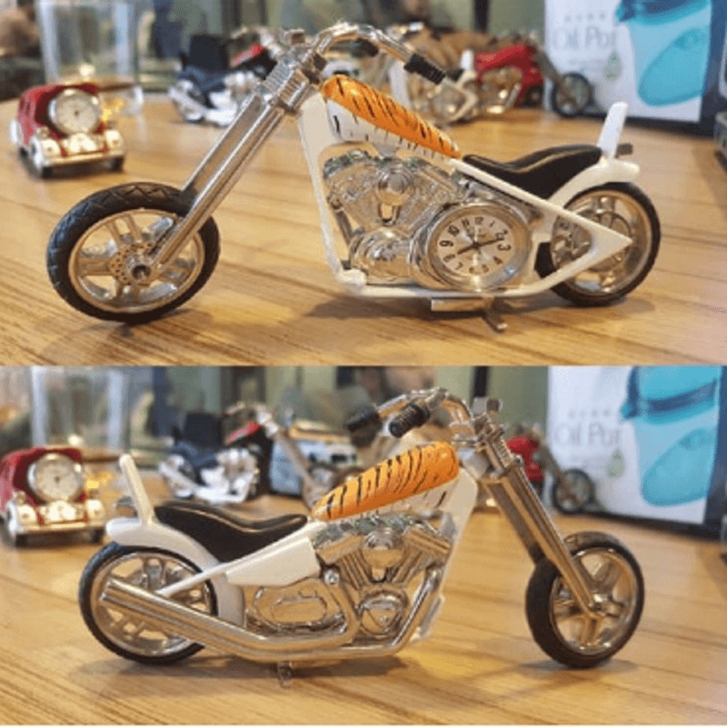 fossil-brand-antique-chopper-bike-clock-metal-cheetah
