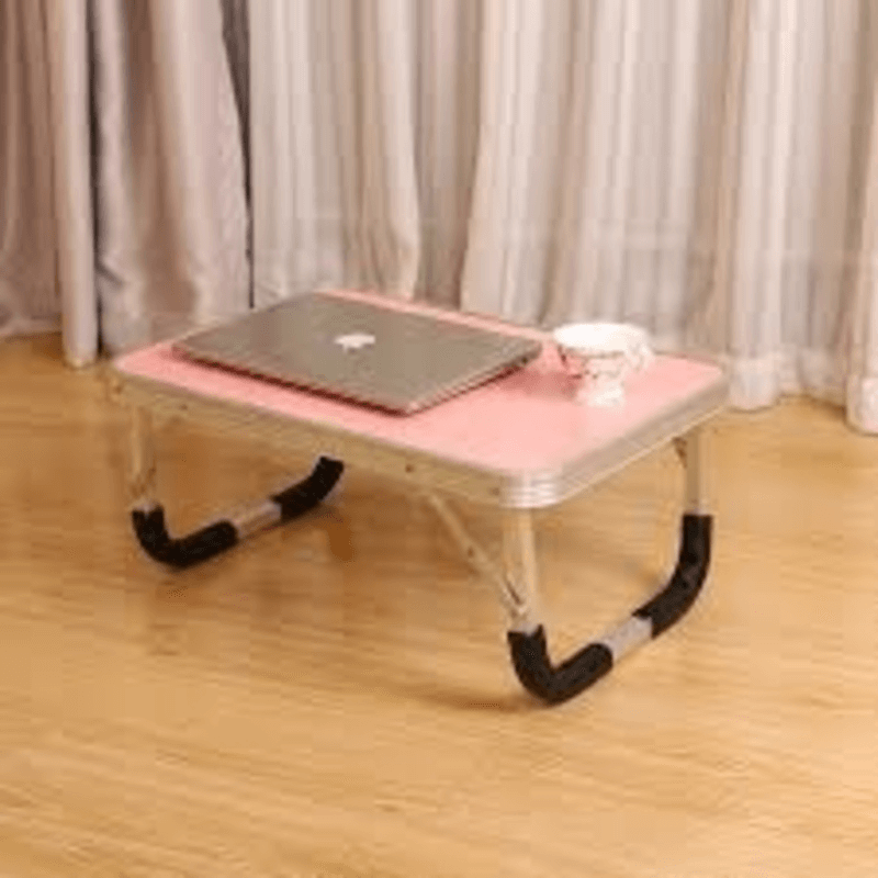 foldable-aluminium-indoor-bed-study-table-pink