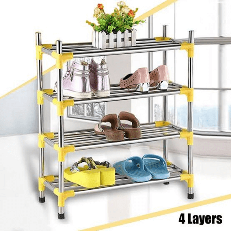 stainless-steel-simple-fashion-4-tier-shoe-rack