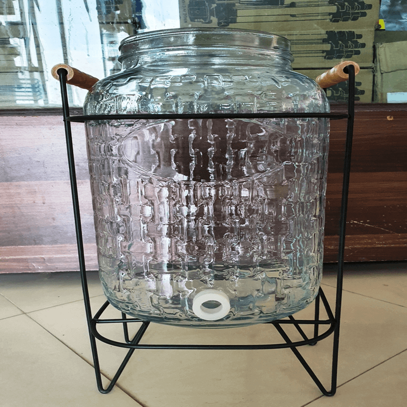 glass-dispenser-with-stand-and-leak-free-system