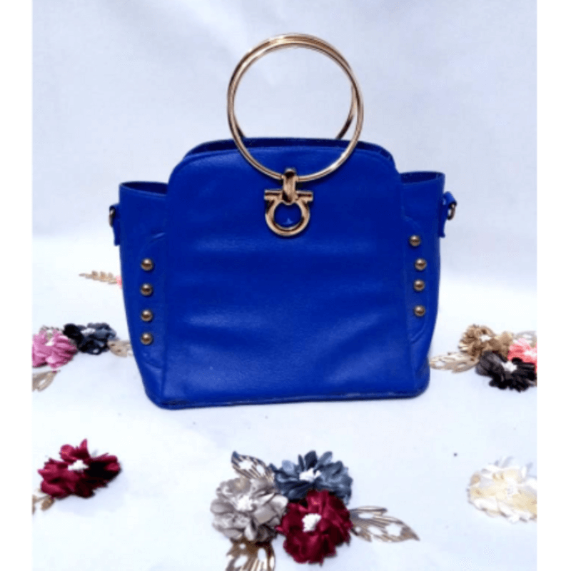 gold-handle-blue-leather-handbag-a5049