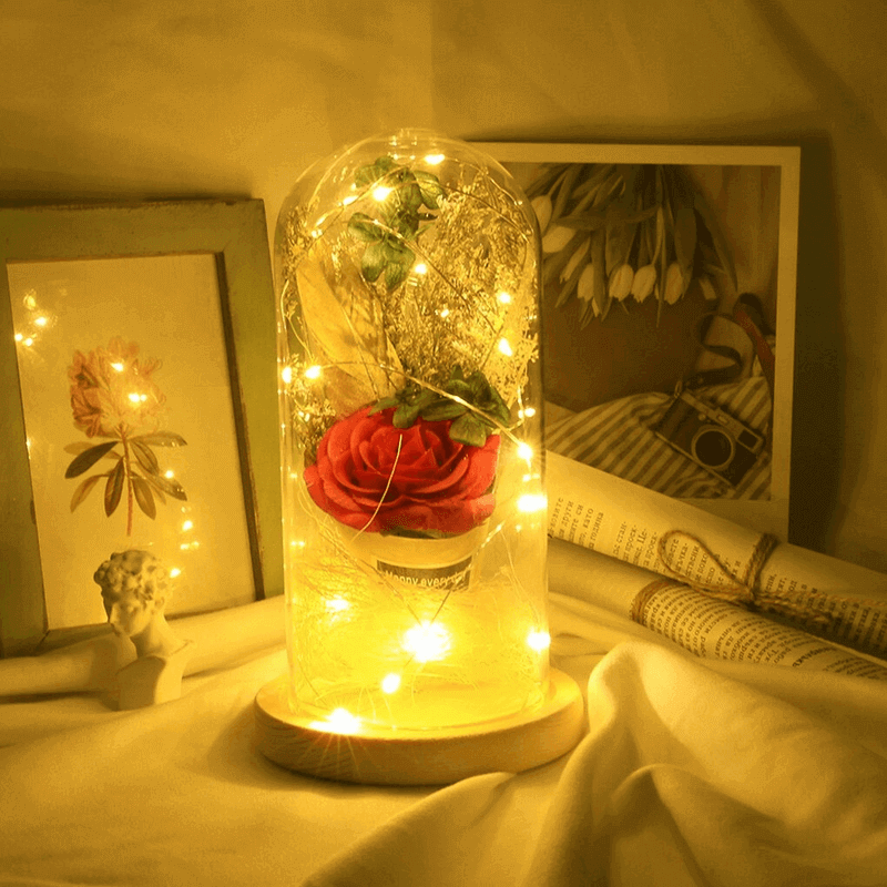 led-night-light-artificial-rose-string-light