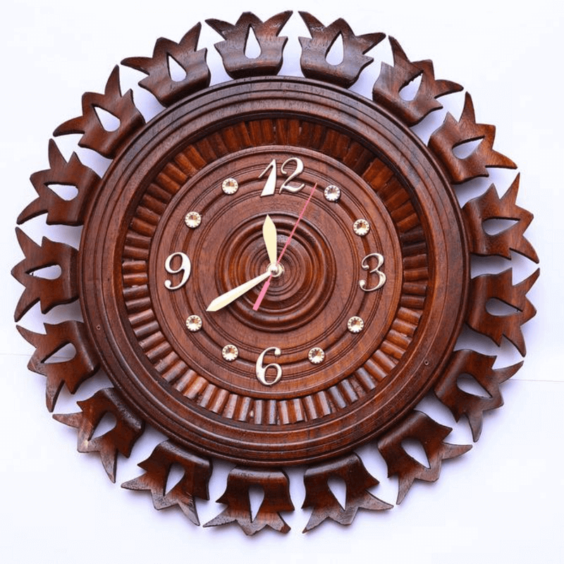wooden-clock-16-inch-cubbyhole-style