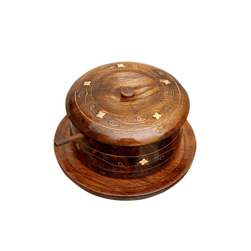 wooden-sugar-pot-brass-engraved