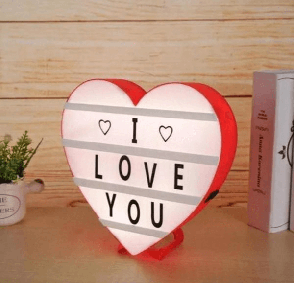 led-heart-message-box