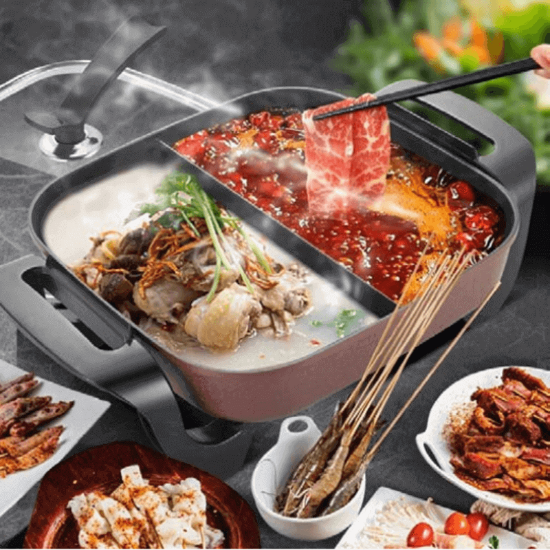 non-stick-electric-skillet-with-2-portion-design