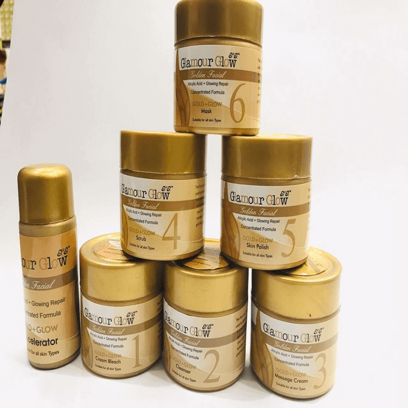 professional-glamour-glow-gold-facial-kit-7-in-1