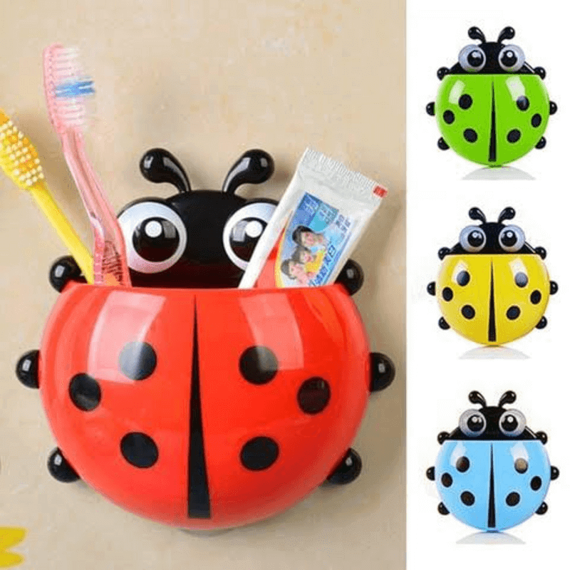 ladybug-toy-toothbrush-toothpaste-holder