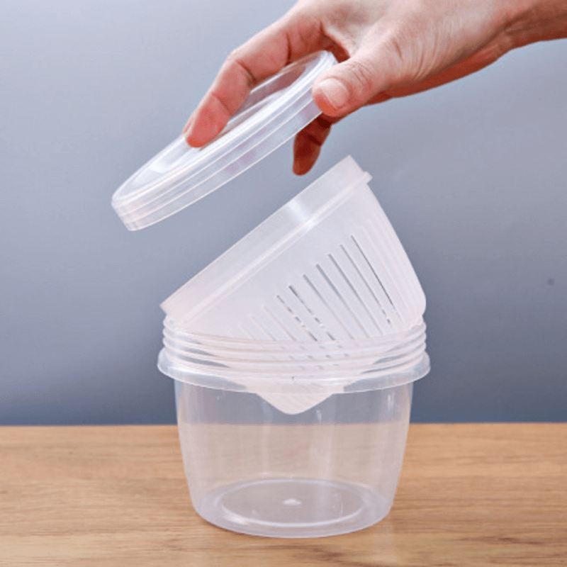 kitchen-couble-layer-food-drain-storage-box