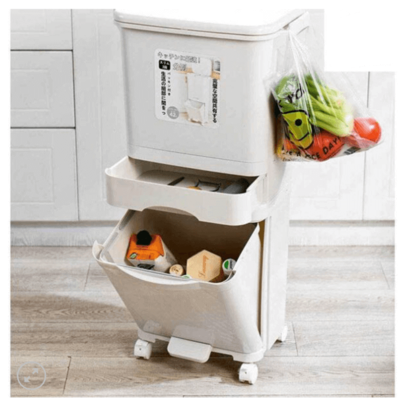 large-trash-can-double-deck-waste-sorting-bin