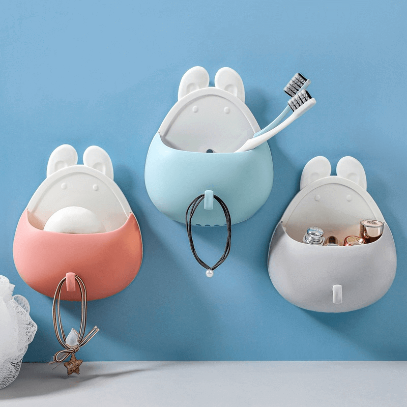 multifunctional-wall-mounted-toothbrush-storage-holder