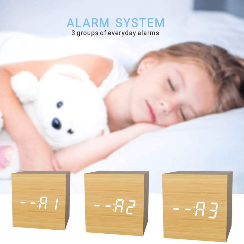 wooden-led-alarm-clock-with-voice-control