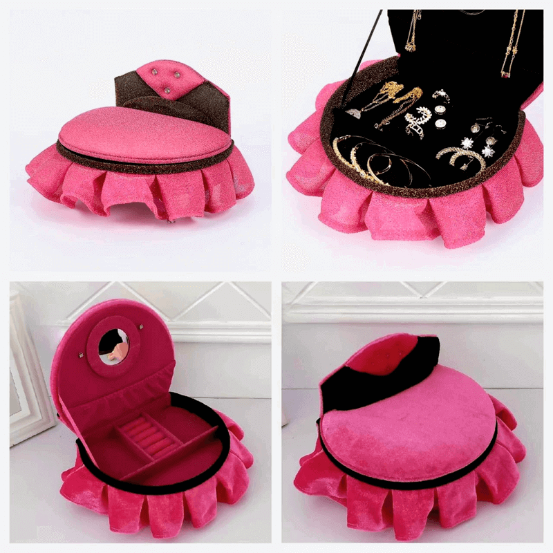 pink-luxury-round-bed-style-jewelry-organizer