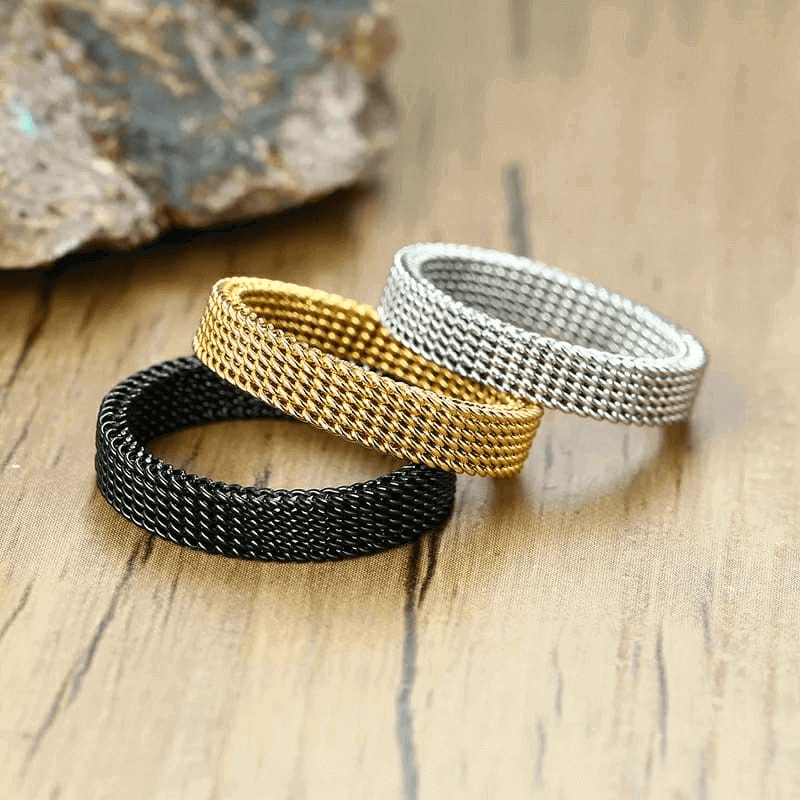 mesh-wedding-rings-for-women-men