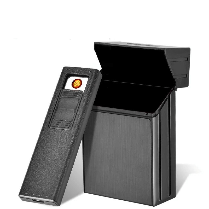 metal-cigarette-box-with-electronic-lighter
