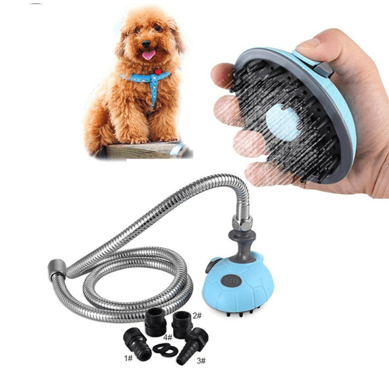 pet-grooming-shower-with-brush-bath-tool