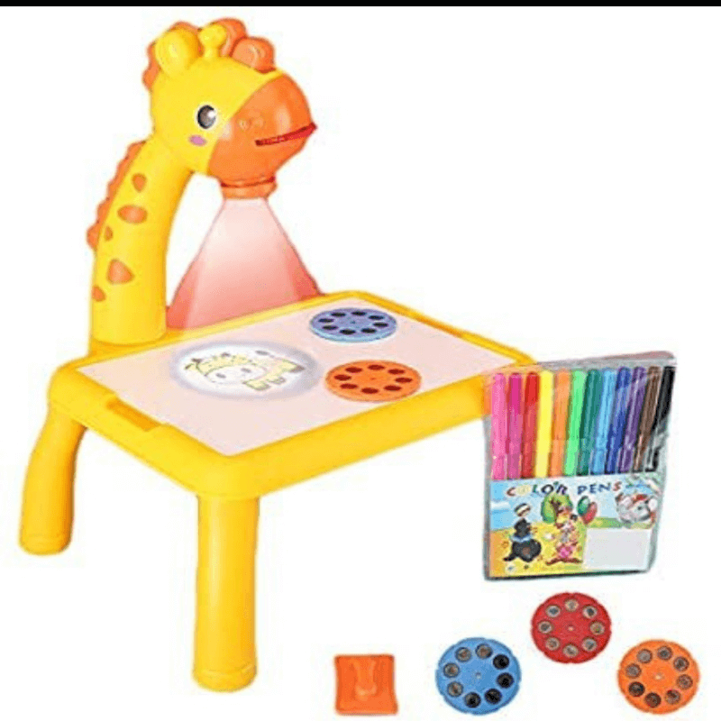 giraffe-projector-painting-desk-drawing