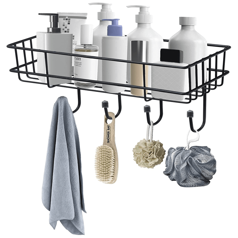 self-adhesive-multi-purpose-bathroom-shelf-with-hooks