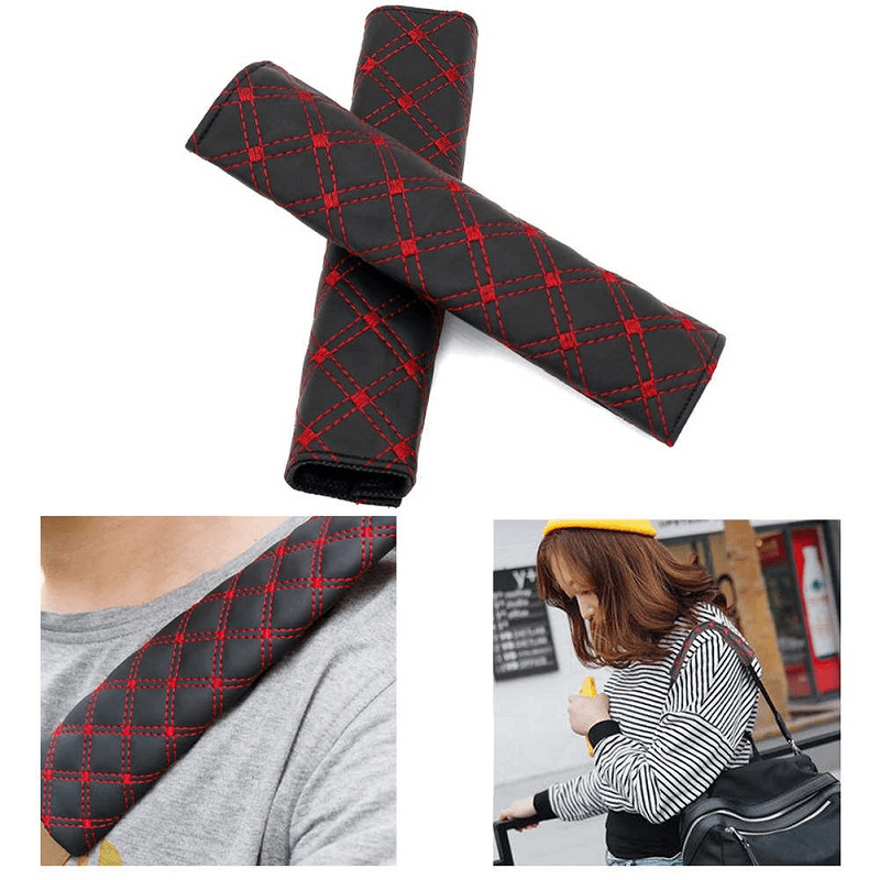 universal-seat-belt-cover-red-black