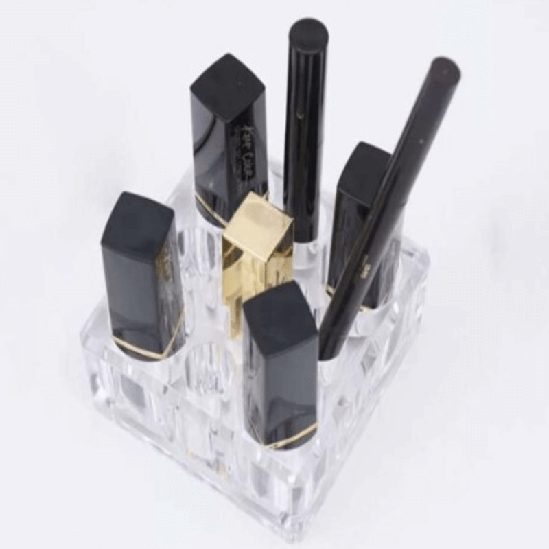 acrylic-lipstick-makeup-brush-organizer