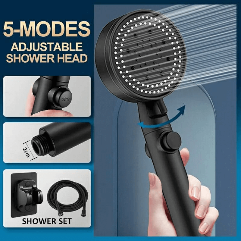 5-mode-adjustable-high-pressure-shower-head