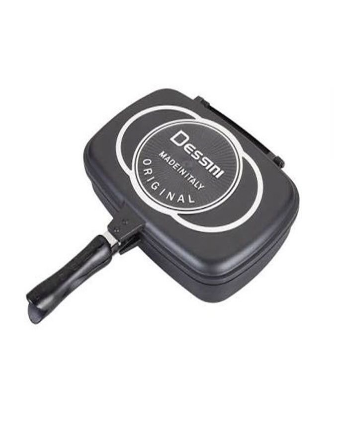 Double sided clearance frying pan