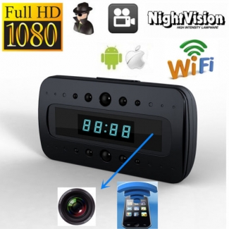 Alarm Clock Video Recording Camera Hotspot