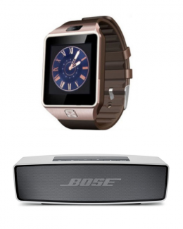 Combo of 1 DZ09 Smart Watch + 1  Bose Speaker