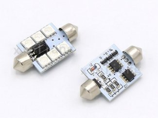 Remote Car Interior Light LED Lamp-Multi Colors