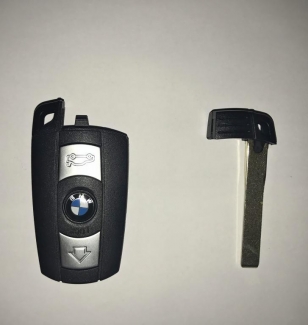 BMW Replacement Remote Key Shell, Fob Case, Uncut LOGO Blade