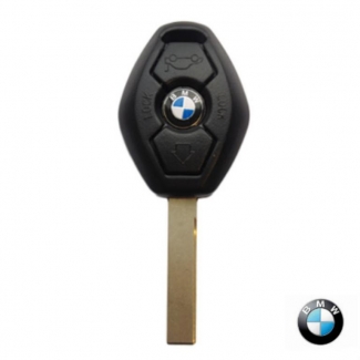  3 Button Key Shell Case Cover Fit for BMW 3 5 Series