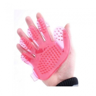 Pets Bath Glove-pink
