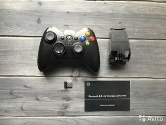 Wireless & 2.4G Bluetooth Game Controller Gamepad (M) A M K I