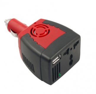 Car inverter DC 12V to AC 220V, 150W Power Inverter Adapter