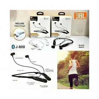 HEADSET BLUETOOTH JBL J-800 STEREO EARPHONE WIRELESS