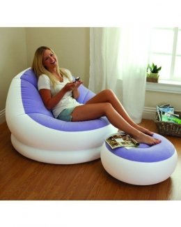 Intex Inflatable Cafe Chaise Chair With Optional Pump
