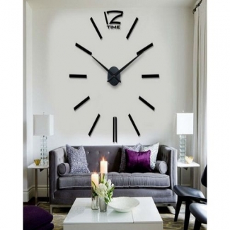 3D line DIY wall Clock