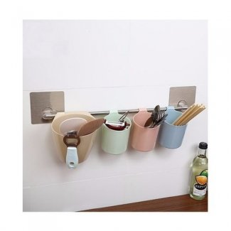 Kitchen Storage Basket with Magic Sticker