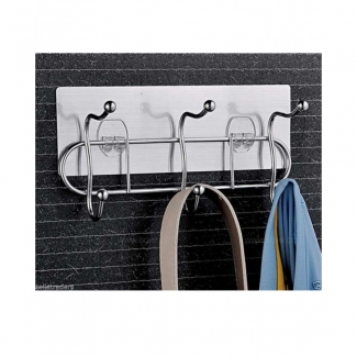 Coat & Hat Hook With Magic Sticker