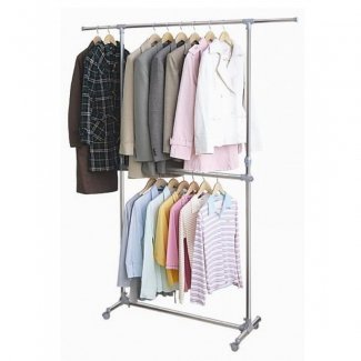 Single-Pole Clothes Rack-Blue