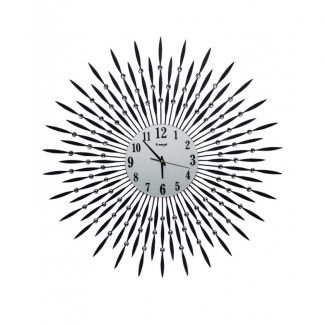 Diamante Spiral Wall Clock SUNSHINE Shape