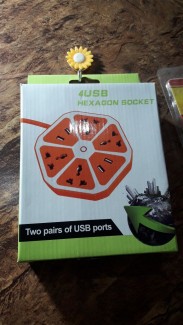 USB power filter charging, 4 + 4