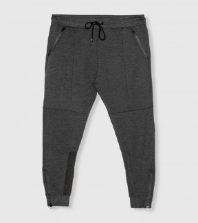 Charcoal Cotton Basic Fit Trouser for Men BKBZ