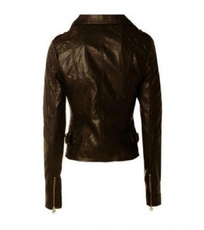 Women Slim Fit Leather Jacket LMB1