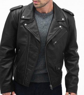 Men's Slim Fit Biker Jacket NMB